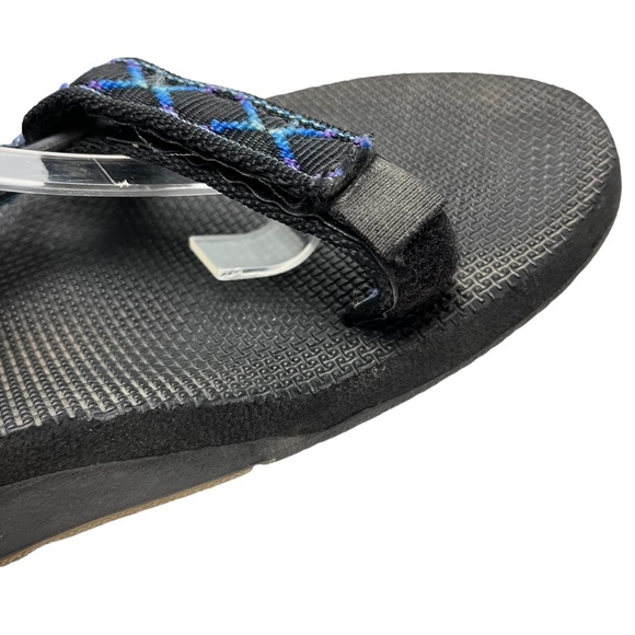 TEVA Ankle Strap Hiking Camping Fishing Sandals Black Purple Blue Men's Dad  11 - Picture 12 of 16